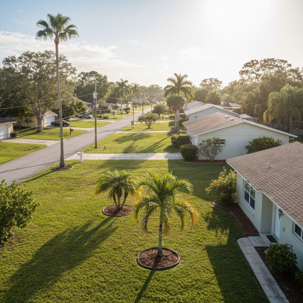 Port Charlotte, Florida residential area